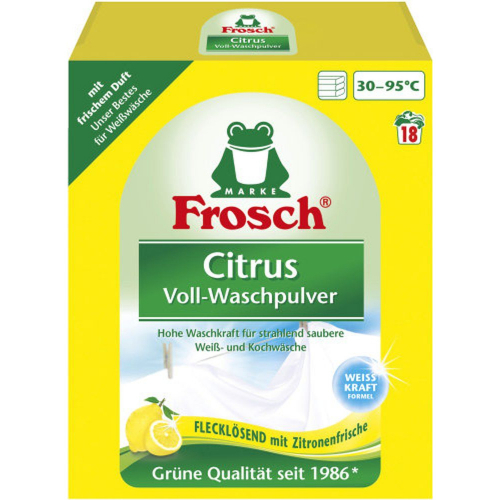 Frosch Voll-Waschpulver Citrus
