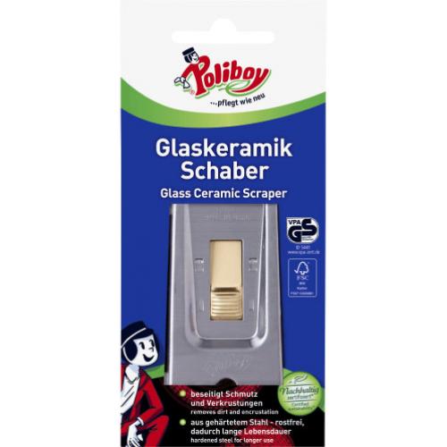 Poliboy Glaskeramik Schaber mit versenkbarer Klinge 1 Stck