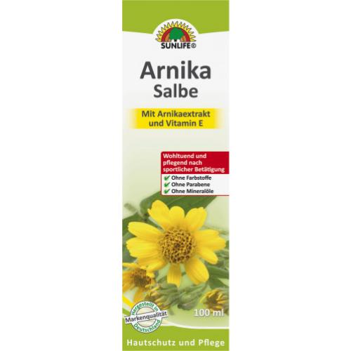 Sunlife Arnika Salbe 100ml Tube