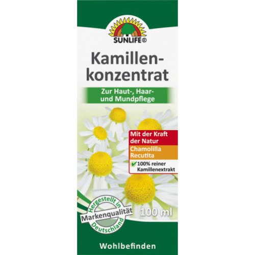 Sunlife Kamillenkonzentrat 100ml Flasche