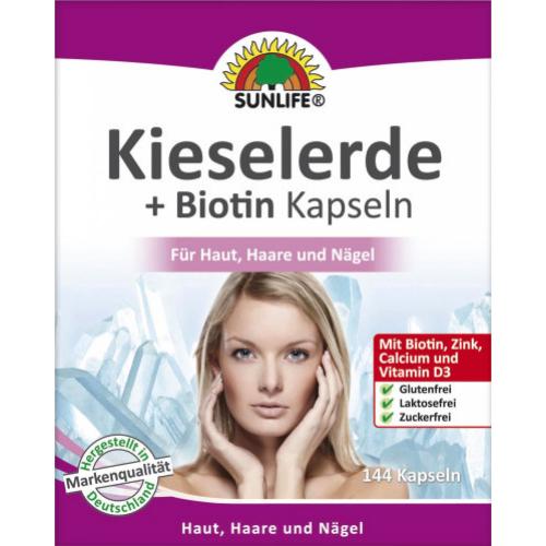 Sunlife Kieselerde Biokapseln 144er