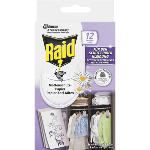 Raid Mottenschutzpapier 12er