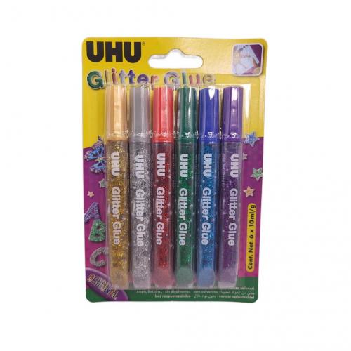 Uhu Glitter Glue 6er