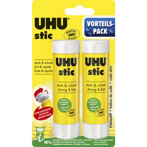 Uhu Stic Klebstoff 2x40g Vorteilspack Stark und Schnell