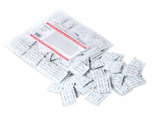 Impex MedDevice Rot mit Aroma feucht 100er Kondom Silikon-Gleitbeschichtung