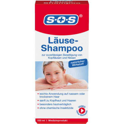 SOS Luse Shampoo 100ml Flasche