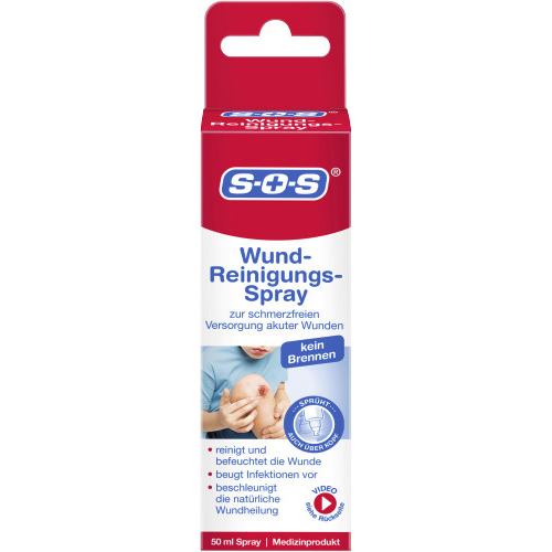 SOS Wundreinigungsspray 50ml Flasche