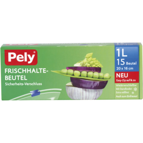 Pely Frischhaltebeutel 1L 15 Stck