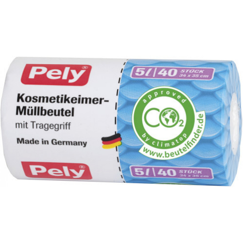 Pely Kosmetikeimer-Mllbeutel 5L 40 Stck