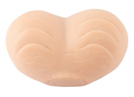 Unbekannt Antistress-Knetball Hoden - Farbe: hautfarben - Menge: 1St�ck