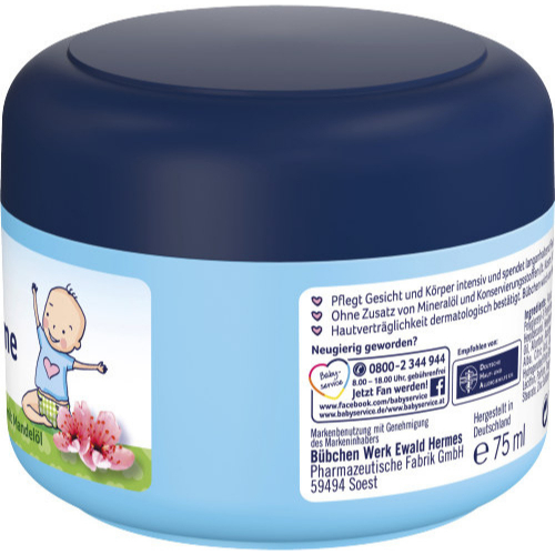 Bbchen Pflegecreme 75ml Dose mit Mandell 
