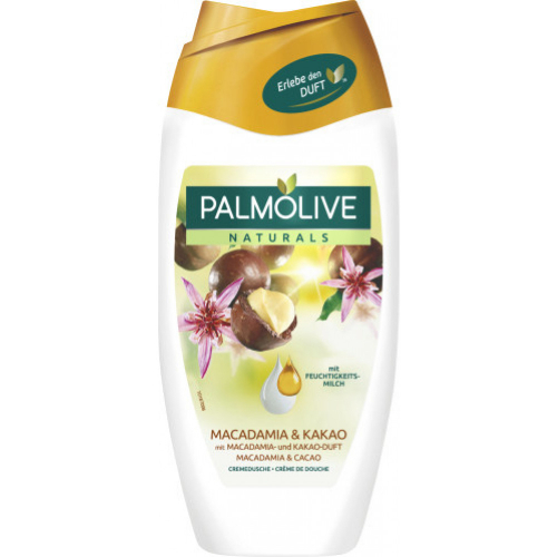 Palmolive Naturals Duschcreme Macadamia und Kakao 250ml Flasche
