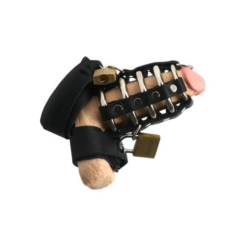 Strict Leather Hllentor Keuschheitsgert - Farbe: Schwarz