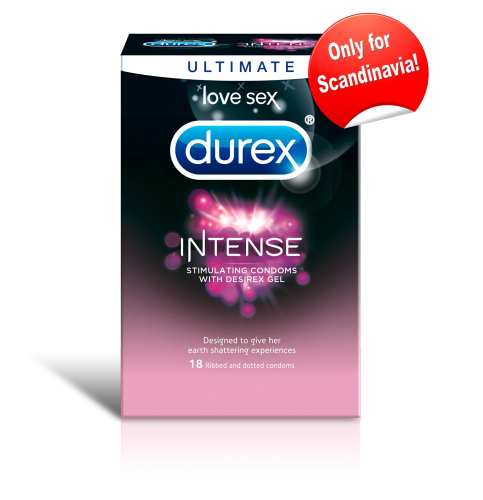 Durex N Durex Intense Stimulating Condoms transparent ohne Aroma und Eigengeruch 18 Stk