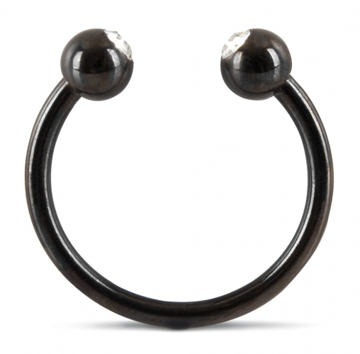 Rebel Glans Ring - Farbe: schwarz