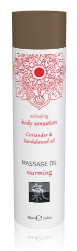 HOT Shiatsu Shiatsu Massagel Warming Coriander Koriander & Sandalwood 100ml