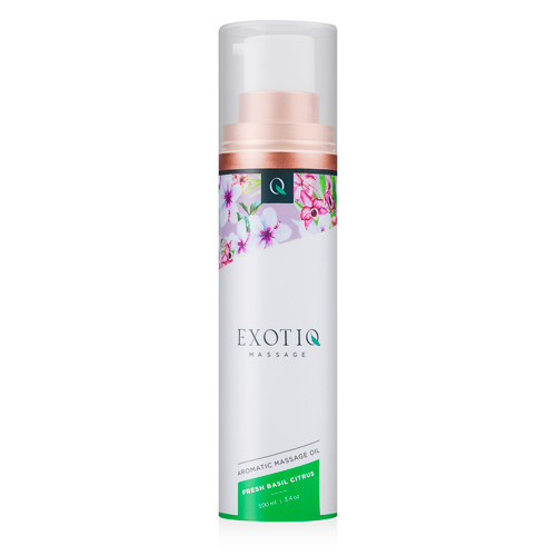 Exotiq Massage Oil Basilikum-Zitrus - 100 ml Pumpspray Massage