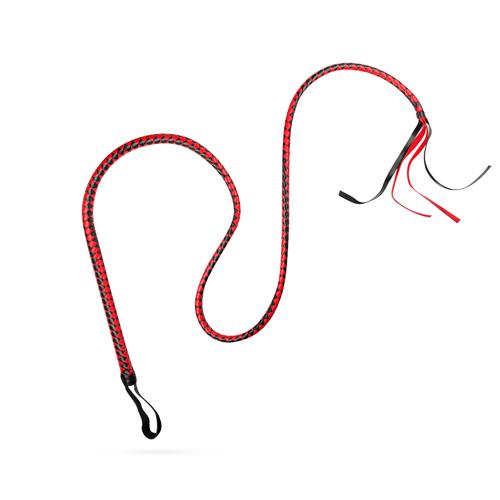 Whipped Bum Raider Peitsche - Schwarz/Rot