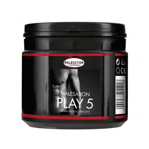 MALESATION Play 5 Hybrid Based Lubricant 500 ml - Farbe: Transparent