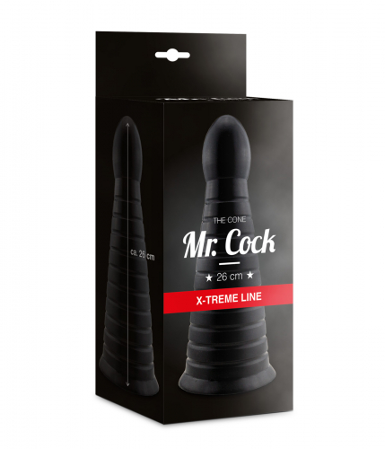 Mr.Cock X-Treme Line Cone Analplug  Black ca.26cm