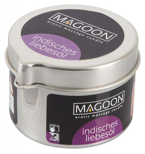 Magoon Massagekerze mit Duft Indisches Liebesl - Farbe: wei - Menge: 50ml