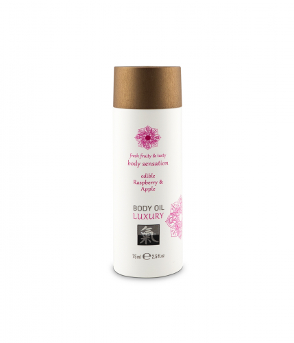 HOT Edible Body Oil Raspberry & Apple 75ml