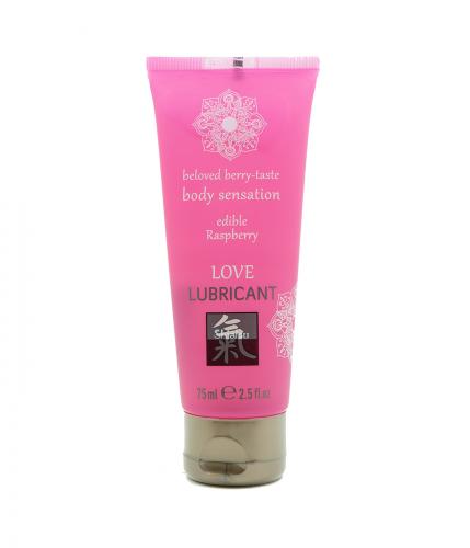 HOT Shiatsu Love Lubricant edible Raspberry 75ml