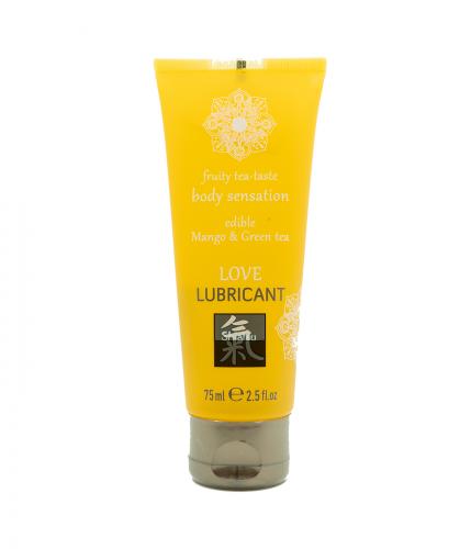 HOT Shiatsu Love Lubricant edible Mango & Green tea 75ml