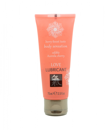 HOT Shiatsu Love Lubricant edible Acerola cherry 75ml