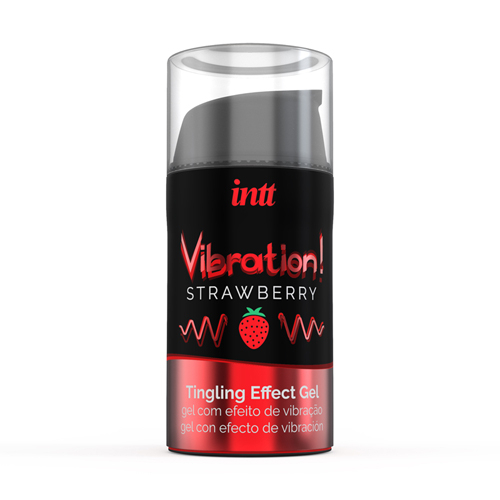 INTT Vibration! Strawberry Tingling Gel - Farbe: Rot - Menge: 15ml