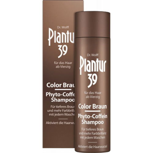 Dr. Wolf Plantur 39 Color Braun Phyto-Coffein Shampoo 250 ml Flasche 