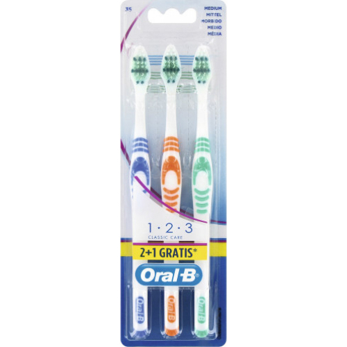 Oral B  Oral-B 1 2 3 Classic Care Mittelere Borstenstrke