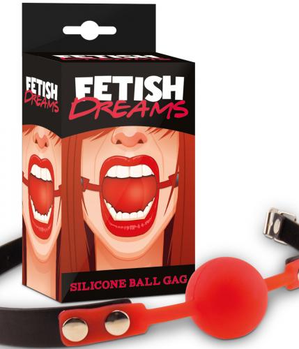 Fetish Collection Fetish Dreams Silicone Ball Gag red