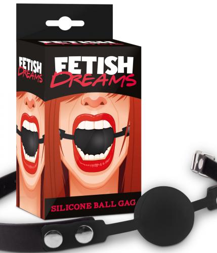 Fetish Collection Fetish Dreams Silicone Ball Gag black