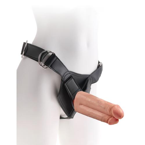 King Cock Strap-on Gurtzeug mit Dildo 7 helle Hautfarbe - Farbe: Hautfarbe