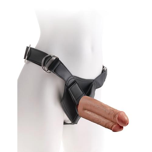 King Cock Strap-on Gurtzeug mit Dildo 7 hautfarben - Farbe: Hautfarbe