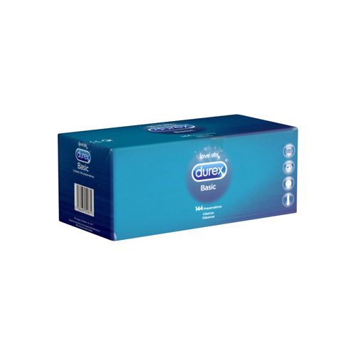 Durex Natural (Basic) Kondome 144 St. - Farbe: Durchsichtig - Menge: 144Stck