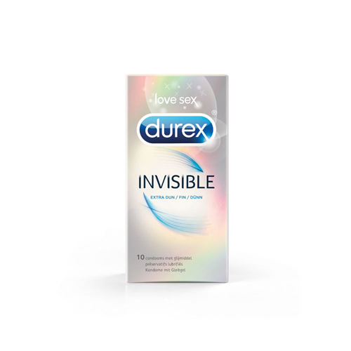 Durex Invisible Extra Sensitive 10 Stck - Farbe: Durchsichtig - Menge: 10Stck