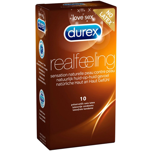 Durex Real Feeling 10 Stck - Farbe: Durchsichtig - Menge: 10Stck