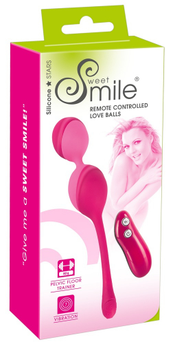 Sweet Smile Loveballs remote controlled - Farbe: rot