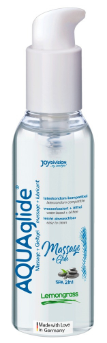 Joydivision Prparate AQUAglide Massage+Glide - Farbe: transparent - Aroma: Lemongrass - Menge: 200ml