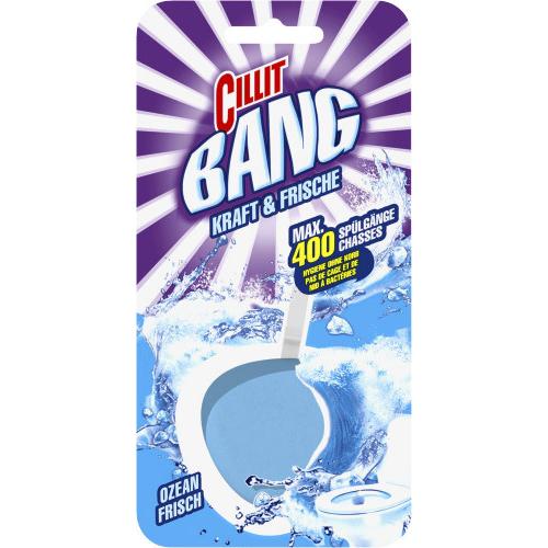 1 x Cillit Bang WC Kraft + Frische Ozean Chasses 40g