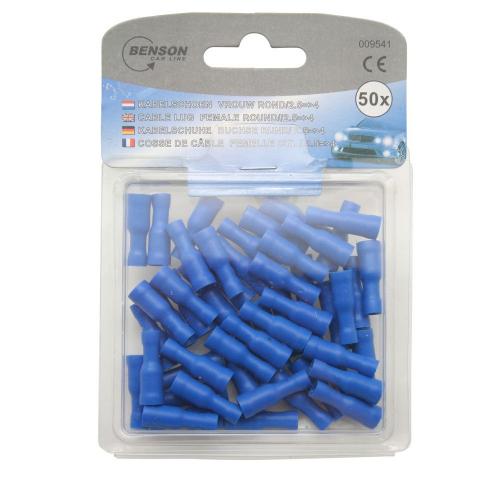 Benson Kabelschuh 50 Stck Buchse rund // 2.5 => 4 