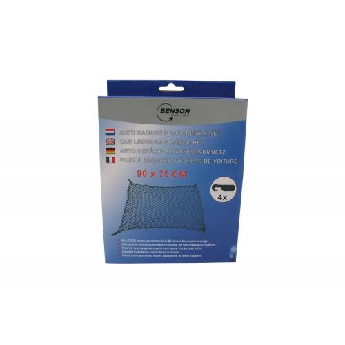 Benson Autokoffer & Ladungsnetz 90 x 75 cm