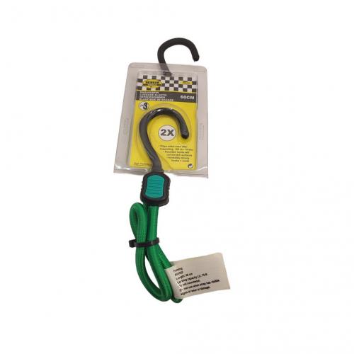 Benson Spanngummi Mit Haken Elastisch 60 cm / 2 Haken