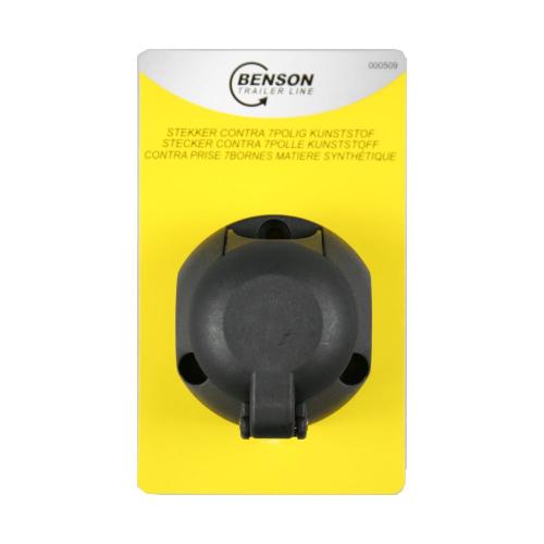 Benson Steckverbinder 7-polig Z�hler Kunststoff Anh�ngersteckdose Kunststoff