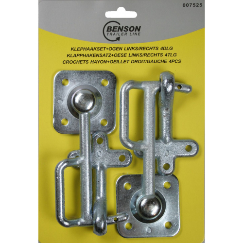 Benson Sicherheitshaken Set + Ringe links / rechts 4 St�c