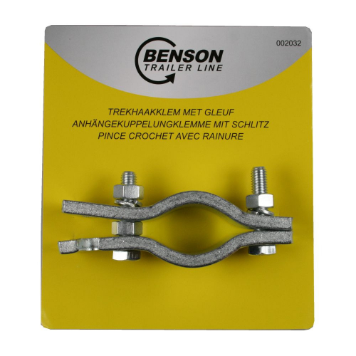 Benson Schlepphakenklemme mit Nut-Blister-Karte