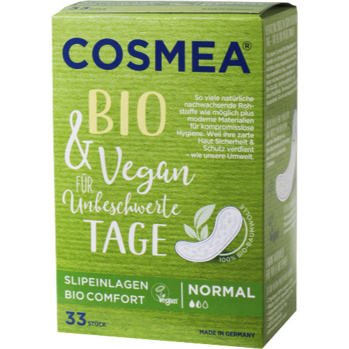 Cosmea Bio & Vegan Slipeinlagen Normal 33er