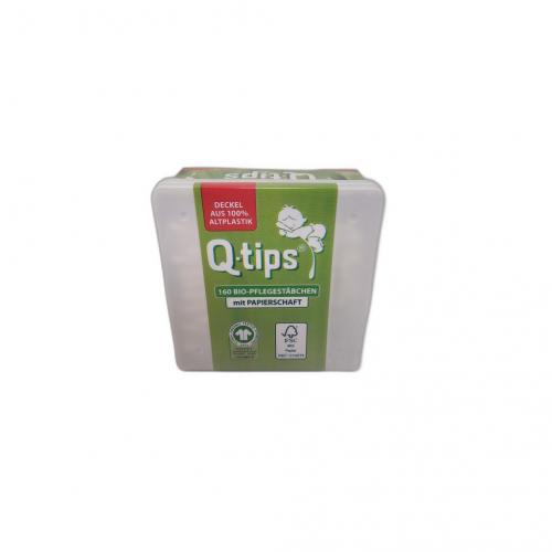 Pelz Q-Tips Bio-Pflegestbchen Wattestbchen Box 160 Stck
